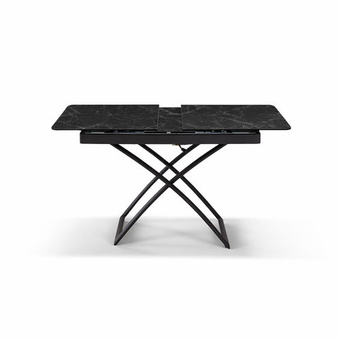 Tavolo allungabile salvaspazio CRONO 120x75 allungabile centralmente fino a 150cm e regolabile in altezza