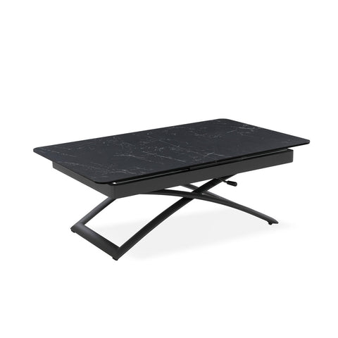 Tavolo allungabile salvaspazio CRONO 120x75 allungabile centralmente fino a 150cm e regolabile in altezza