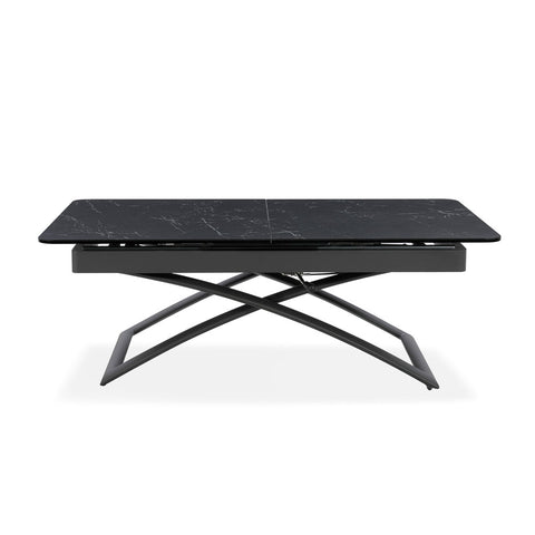 Tavolo allungabile salvaspazio CRONO 120x75 allungabile centralmente fino a 150cm e regolabile in altezza