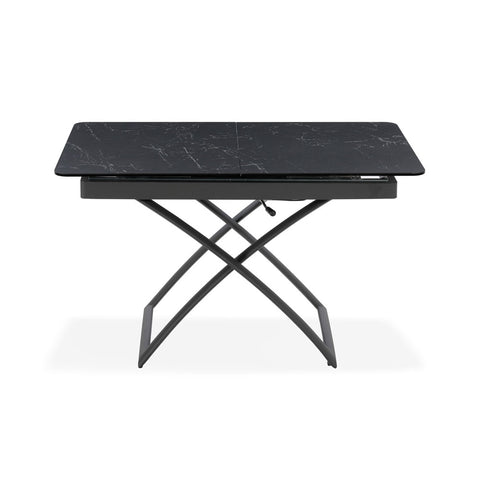 Tavolo allungabile salvaspazio CRONO 120x75 allungabile centralmente fino a 150cm e regolabile in altezza