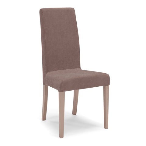 Sedia imbottita EDI SFODERABILE per sala da pranzo in tessuto sfoderabile Design moderno