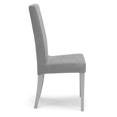 Sedia imbottita EDI SFODERABILE per sala da pranzo in tessuto sfoderabile Design moderno