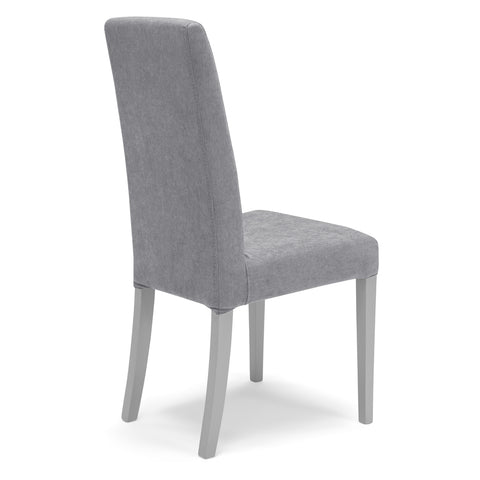 Sedia imbottita EDI SFODERABILE per sala da pranzo in tessuto sfoderabile Design moderno