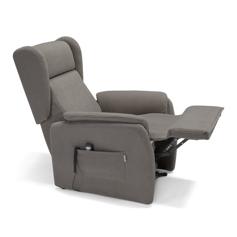 Poltrona elettrica relax 2 motori Firenze Design Bergere con Kit Optional Batteria