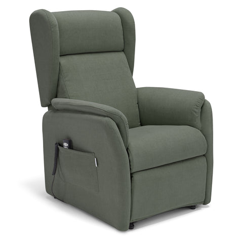 Poltrona elettrica relax 2 motori Firenze Design Bergere con Kit Optional Batteria