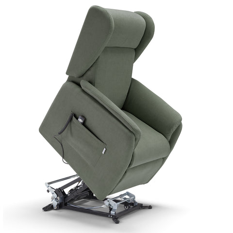 Poltrona elettrica relax 2 motori Firenze Design Bergere con Kit Optional Batteria