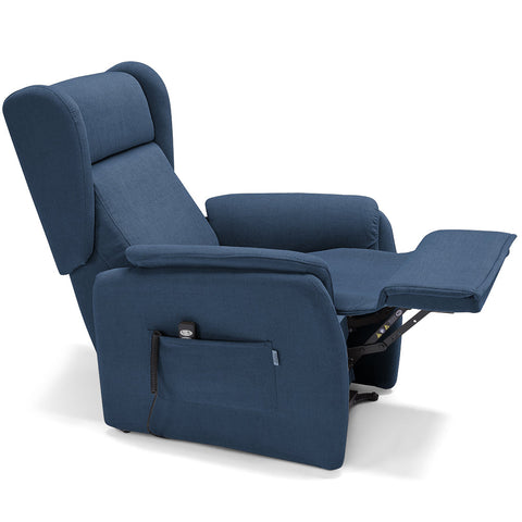 Poltrona relax elettrica reclinabile con roller system e batteria