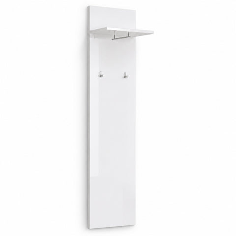 Pannello appendiabiti da parete FRAME con mensola e tubo