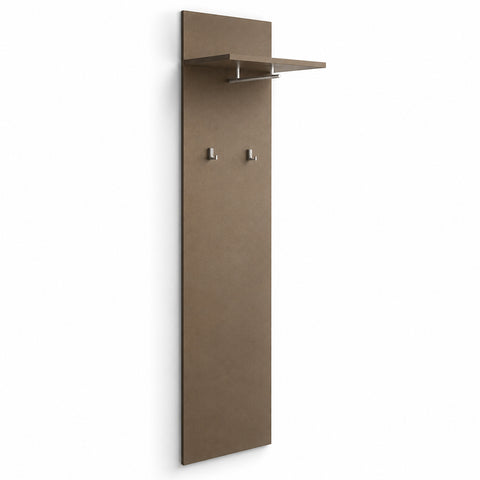 Pannello appendiabiti da parete FRAME con mensola e tubo