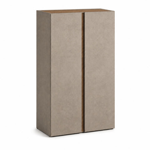 Scarpiera multifunzionale linea FRAME con 2 ante e 5 ripiani