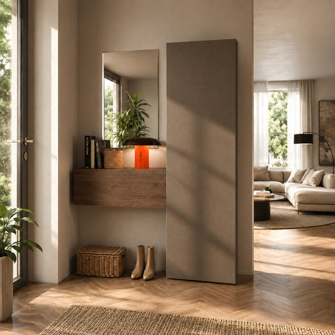 Composizione ingresso INFINITY 144 con colonna e mobile sospeso