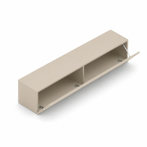 Composizione ingresso INFINITY 285 con pannelli dogati e mobile a ribalta