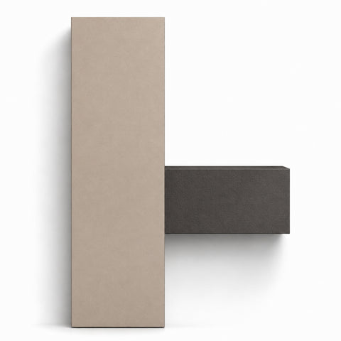Composizione ingresso INFINITY 300 con con colonna e mobile a ribalta