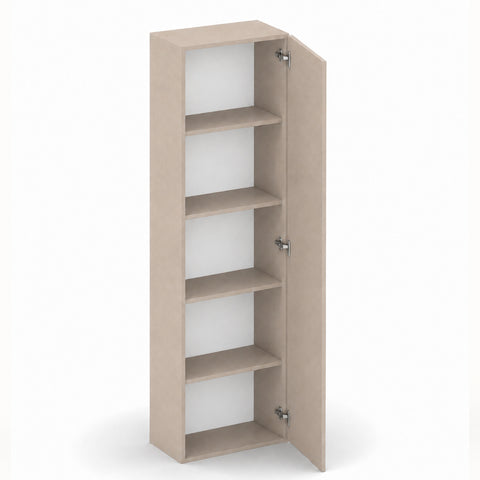 Composizione ingresso INFINITY 301 con pannello dogato, colonna e panca