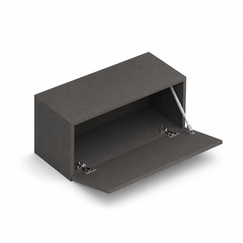 Composizione ingresso INFINITY 300 con con colonna e mobile a ribalta