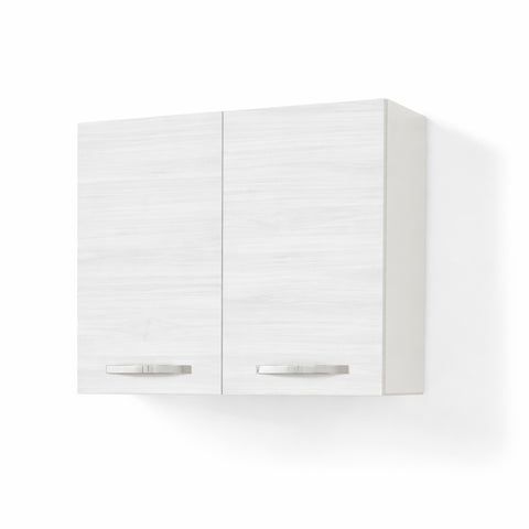 Pensile Colapiatti per cucina componibile da 80 cm con 2 ante linea MAKA, realizzata in legno 100% MADE IN ITALY