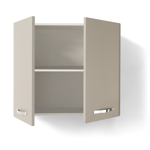 Pensile per cucina componibile da 80 cm con 2 ante linea MAKA, realizzata in legno 100% MADE IN ITALY