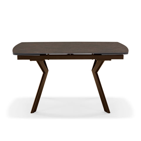 Tavolo da pranzo 140x80 allungabile modello MILOS top in grès ceramico