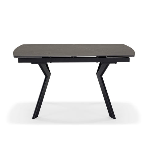 Tavolo da pranzo 140x80 allungabile modello MILOS top in grès ceramico