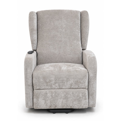 Poltrona elettrica relax 2 motori New Orleans Design Bergere 4 ruote direzionali e Kit Optional Batteria Legge 104
