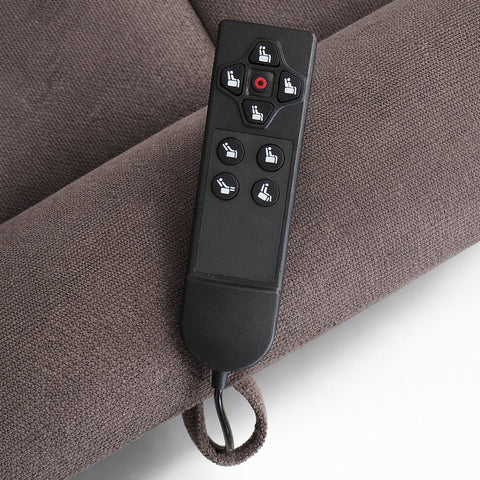 Poltrona elettrica relax 4 motori Parigi con poggiatesta e cuscino lombare regolabili, Kit Optional Roller System e Kit Optional Batteria