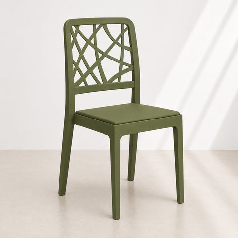 Sedia in polipropilene Penelope impilabile Design moderno da Interno/Esterno