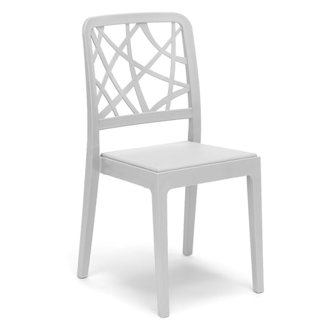 24 x Sedia in polipropilene PENELOPE impilabile Design moderno da Interno/Esterno
