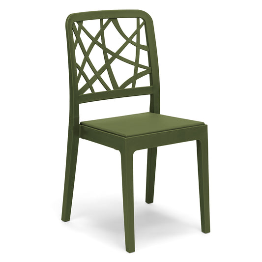 Sedia in polipropilene Penelope impilabile Design moderno da Interno/Esterno