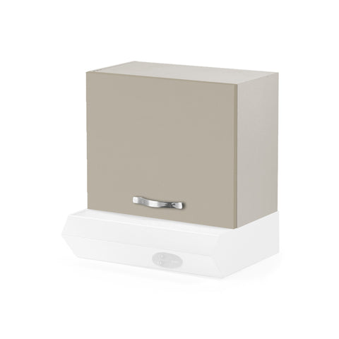 Pensile sopra cappa per cucina componibile da 60 cm con un’anta linea MAKA, realizzato in legno 100% MADE IN ITALY