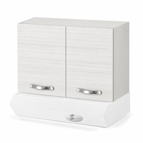 Pensile sopra cappa per cucina componibile da 60 cm con due ante linea MAKA, realizzato in legno 100% MADE IN ITALY