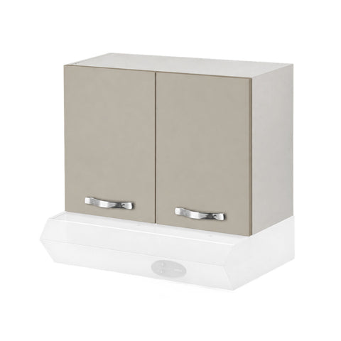 Pensile sopra cappa per cucina componibile da 60 cm con due ante linea MAKA, realizzato in legno 100% MADE IN ITALY