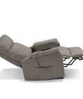 Poltrona relax elettrica braccioli e sponde removibili reclinabile 