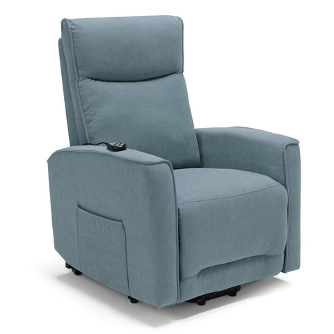 Poltrona elettrica relax 1 motore Londra Design Moderno 2 ruote direzionali Con Kit Optional Batteria