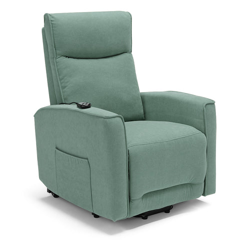 Poltrona elettrica relax 1 motore Londra Design Moderno 2 ruote direzionali Con Kit Optional Batteria