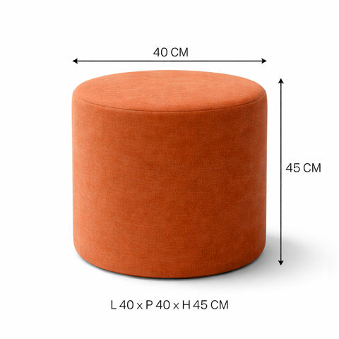 Pouf artigianale 100% MADE IN ITALY modello Giulia