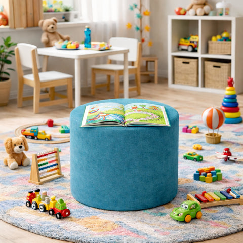 Pouf artigianale 100% MADE IN ITALY modello Giulia