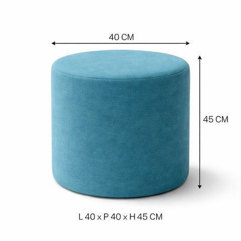 Pouf artigianale 100% MADE IN ITALY modello Giulia