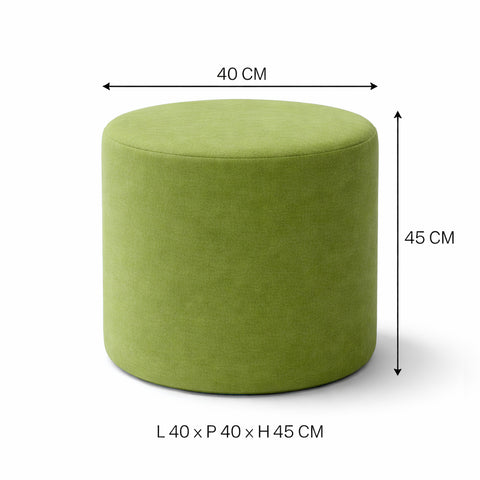 Pouf artigianale 100% MADE IN ITALY modello Giulia