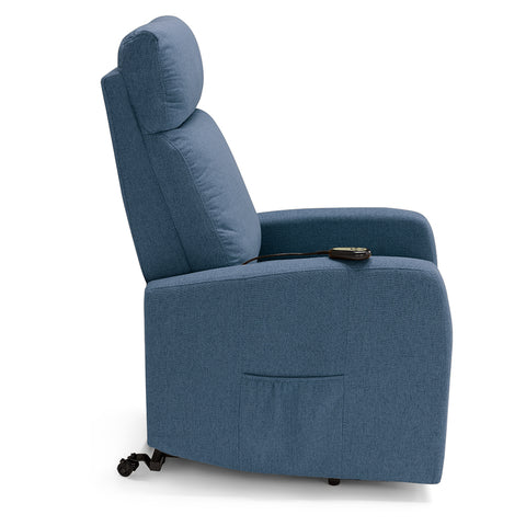 Poltrona elettrica relax 2 motori Seattle Plus New adatta per piccoli spazi Con Kit Optional Roller System e Kit Optional Batteria