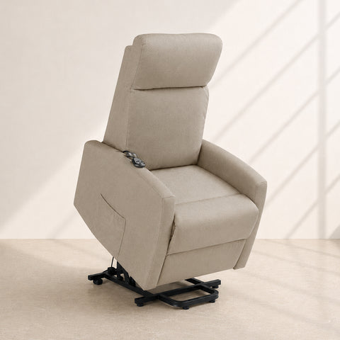 Poltrona relax elettrica Seattle Plus 2 motori con alzapersona, ruote posteriori STOP&GO e Roller System opzionale