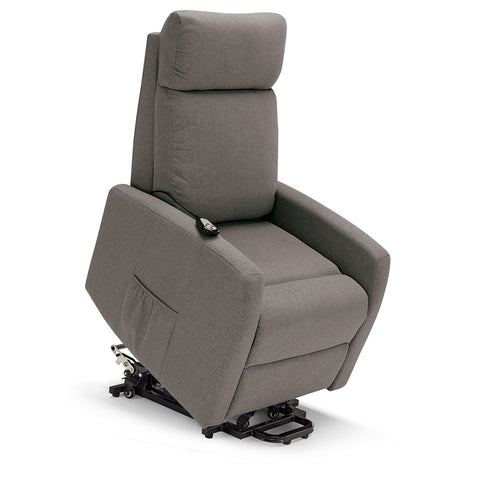 Poltrona elettrica relax 2 motori Seattle Plus New adatta per piccoli spazi Con Kit Optional Roller System e Kit Optional Batteria