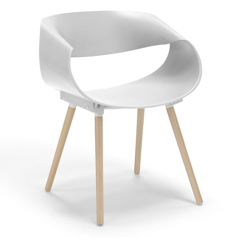 Sedia in polipropilene Diletta impilabile Design moderno da Interno/Esterno