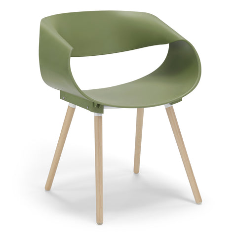 Sedia in polipropilene Diletta impilabile Design moderno da Interno/Esterno