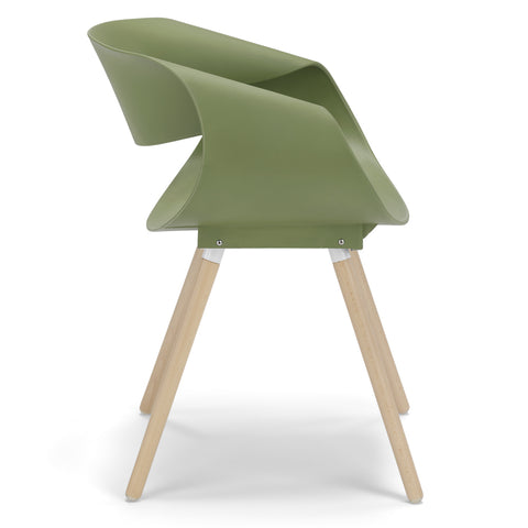 Sedia in polipropilene Diletta impilabile Design moderno da Interno/Esterno