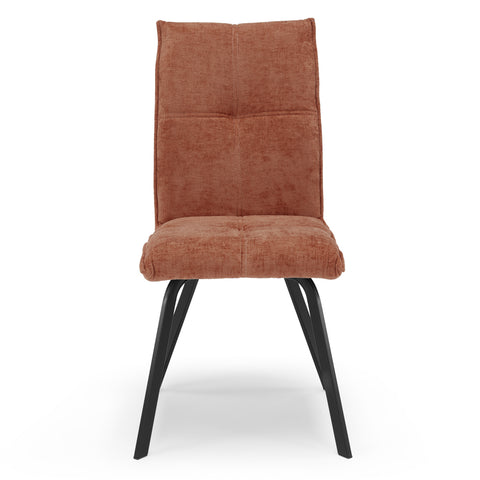 Sedia imbottita LETIZIA per sala da pranzo in tessuto spesso tridimensionale design moderno