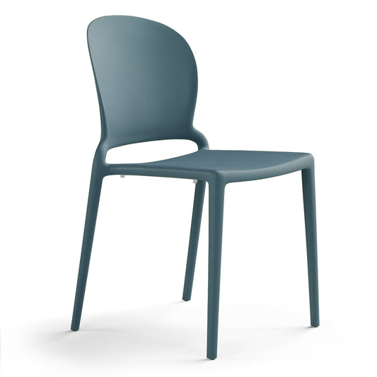 Sedia in polipropilene Jasmine impilabile Design moderno da Interno/Esterno