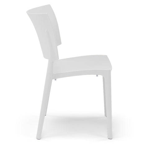 Sedia in polipropilene Sharp impilabile Design moderno da Interno/Esterno