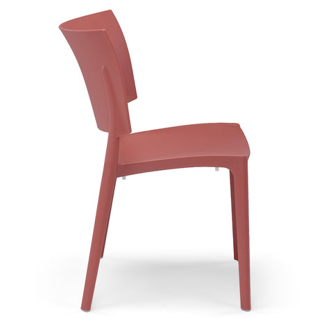 Sedia in polipropilene Sharp impilabile Design moderno da Interno/Esterno