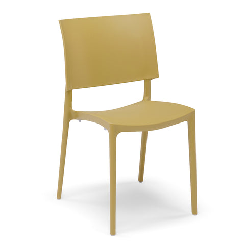 Sedia in polipropilene Sharp impilabile Design moderno da Interno/Esterno