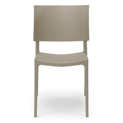 Sedia in polipropilene Sharp impilabile Design moderno da Interno/Esterno